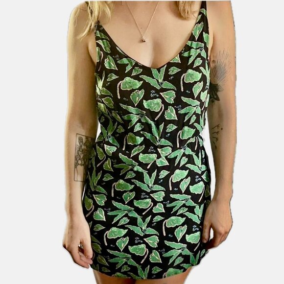 Botanical Mini Slip Dress - Picture 4 of 4